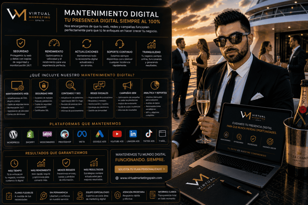 mantenimiento digital | virtual marketing spain